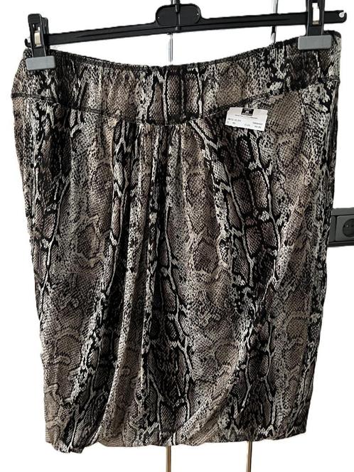 NIEUW Claudia Strater rok 46 animal print mesh, Kleding | Dames, Rokken, Nieuw, Maat 46/48 (XL) of groter, Zwart, Knielengte, Verzenden