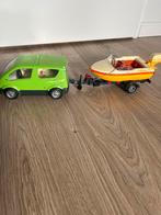 Auto met aanhanger en boot van Playmobile, Ophalen of Verzenden, Zo goed als nieuw, Auto, Overige merken
