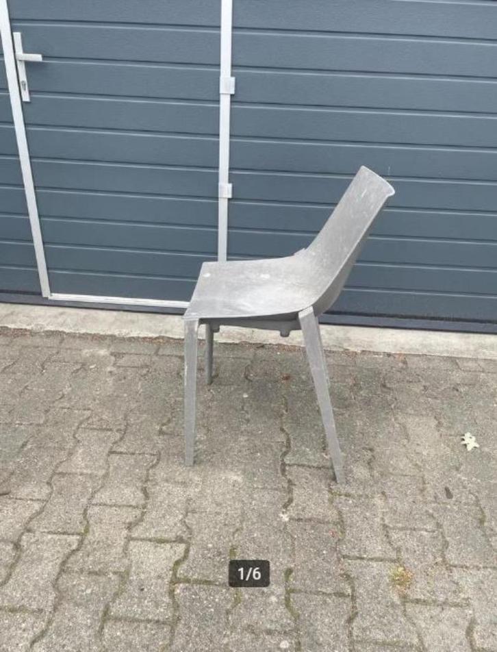 Buitenstoel Zonder armleuning Gebruikt - Magis Zartan Basic, Tuin en Terras, Tuinstoelen, Gebruikt, Kunststof, Stapelbaar, Ophalen of Verzenden