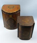 Twee antieke blikken één van J & J Colman mosterd, Verzamelen, Ophalen of Verzenden, Gebruikt, Overige