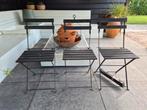 Bistro stoelen 3x, Ophalen, Gebruikt