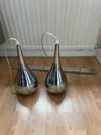 Hanglamp - Druppelvorm - Zilver - Metaal, Ophalen, Mondern, Gebruikt, Metaal