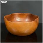Vintage teakhouten schalen 3 verschillende op voorraad, Schaal, Rond, Ophalen of Verzenden, Zo goed als nieuw