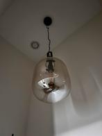 Glazen hanglamp diameter 25 cm, Huis en Inrichting, Ophalen of Verzenden, Zo goed als nieuw, Minder dan 50 cm