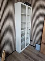 Prachtige billy oxberg boekenkast wit in perfecte staat ikea, Huis en Inrichting, Ophalen of Verzenden, Zo goed als nieuw