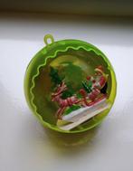 vintage kerstbal in fluo geel plastic,  'Fantastic Plastic', Antiek en Kunst, Ophalen of Verzenden