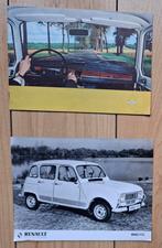 Renault 6, eenvoudig instructie boekje + persfoto R 4. € 5,-, Ophalen of Verzenden, Zo goed als nieuw, Auto's