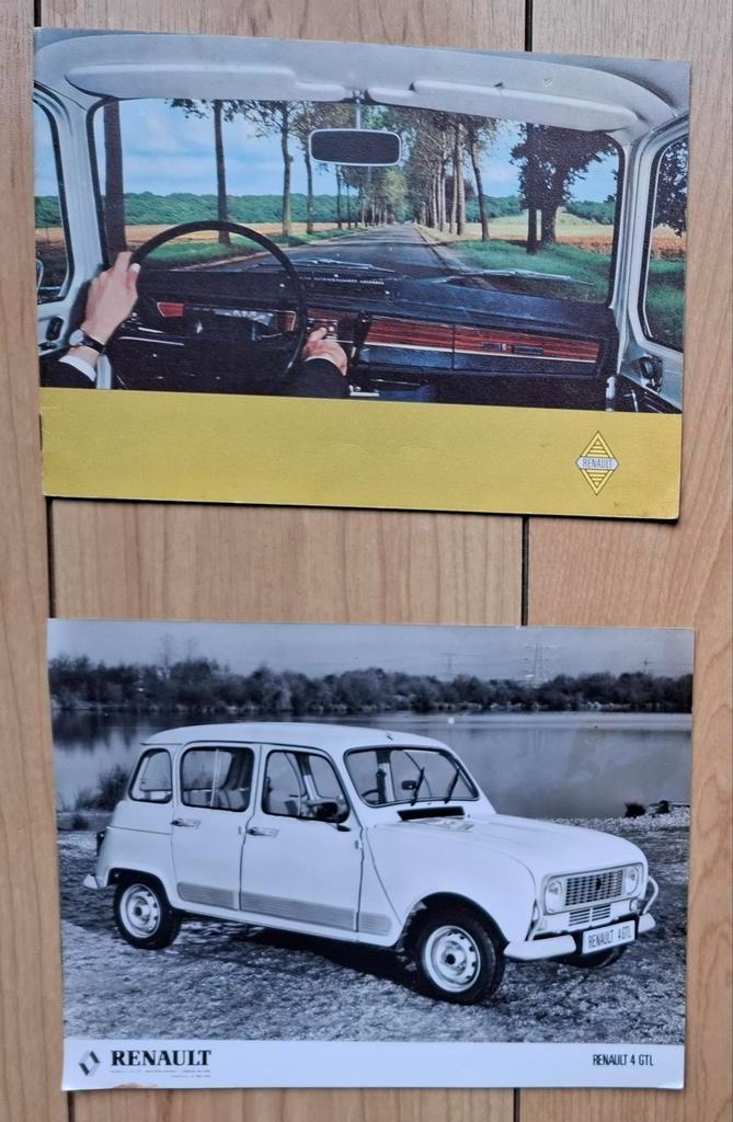 Renault 6, eenvoudig instructie boekje + persfoto R 4. € 5,-, Verzamelen, Automerken, Motoren en Formule 1, Zo goed als nieuw