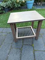 Nachtkastje/Bijzettafel - 1 stuks beschikbaar, Minder dan 55 cm, Gebruikt, Rechthoekig, Hout