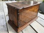 mahonie kist ingelegd naaimachine antiek, Ophalen