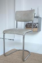 Vintage Gispen Originals 1001 Stoel,(Beige Elephant), Huis en Inrichting, Ophalen, Old Design, Eén