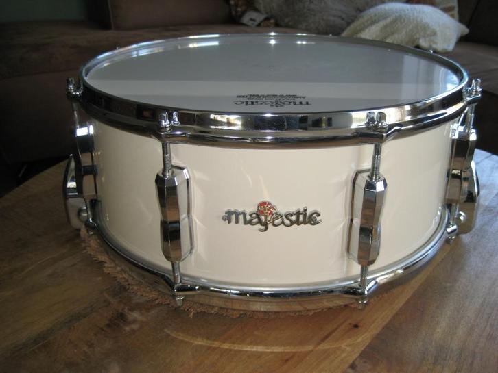 Snare Majestic vd Glas 14", Muziek en Instrumenten, Instrumenten | Toebehoren, Gebruikt, Drums of Percussie, Ophalen of Verzenden