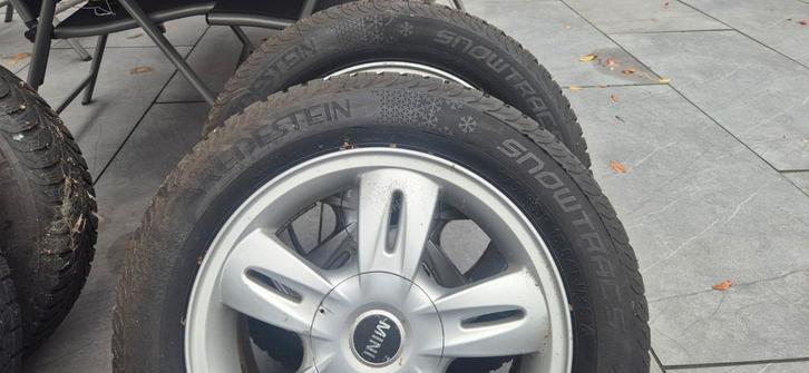 Winterbanden set Mini R56/R55 en Set voor bmw e90 e91, Auto-onderdelen, Banden en Velgen, Banden en Velgen, Winterbanden, 15 inch