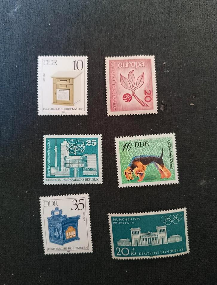 Collectie DDR Postzegels, Postzegels en Munten, Postzegels | Volle albums en Verzamelingen, Nederland en Buitenland, Ophalen of Verzenden