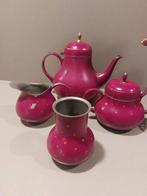 Kraantjespot met koffie servies Kurz Tiel Tin, Antiek en Kunst, Antiek | Tin, Ophalen of Verzenden
