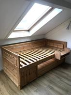 eenpersoonsbed + opbergruimte, Huis en Inrichting, Slaapkamer | Bedden, 90 cm, Gebruikt, Eenpersoons, Wit