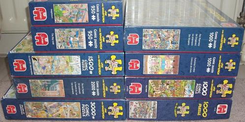 Diverse *** PUZZELS JAN VAN HAASTEREN *** 9 stuks, Hobby en Vrije tijd, Denksport en Puzzels, Zo goed als nieuw, Legpuzzel, 500 t/m 1500 stukjes