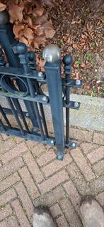 Zwart sierhekwerk, 6 meter, incl. palen, Tuin en Terras, Tuinhekken en Hekwerk, Ophalen, Zo goed als nieuw, IJzer, Sierhekwerk