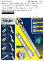 MASKO momentsleutel set 40-210Nm nieuw in doos, Doe-het-zelf en Verbouw, Gereedschap | Handgereedschap, Ophalen of Verzenden, Nieuw