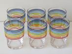 Set van 6 regenboog glaasjes, stapelglazen Jako-o 180ml, Glas of Glazen, Ophalen of Verzenden, Effen, Glas
