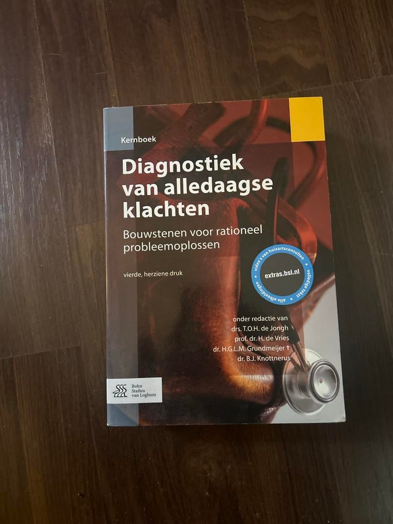 Diagnostiek van alledaagse klachten; vierde, herziende druk, Ophalen of Verzenden, Zo goed als nieuw