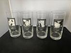 4 Vintage long drink Schweppes glazen Jos van Uytrecht 1983, Ophalen of Verzenden, Zo goed als nieuw, Frisdrankglas