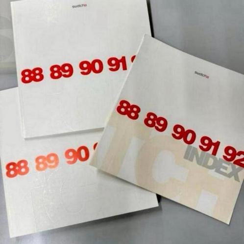 Swatch 1983-1992 Catalogus index & never ending story + hoes, Boeken, Catalogussen en Folders, Zo goed als nieuw, Ophalen of Verzenden