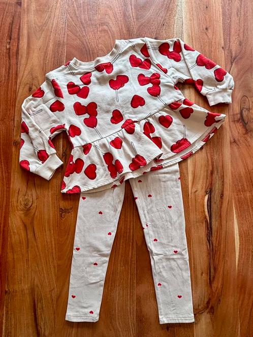 Setje met hartjes H&M, maat 110/116, Kinderen en Baby's, Kinderkleding | Maat 110, Ophalen of Verzenden