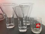 ILLY glazen + art blik, Ophalen of Verzenden, Zo goed als nieuw, Overige typen
