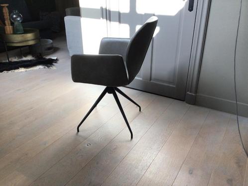 Eettafel stoel mobitec, Huis en Inrichting, Stoelen, Zo goed als nieuw, Vier, Leer, Metaal, Overige kleuren, Ophalen
