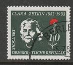 DDR 1957 592 Clara Zetkin, Gest, Na 1940, Ophalen of Verzenden, Gestempeld