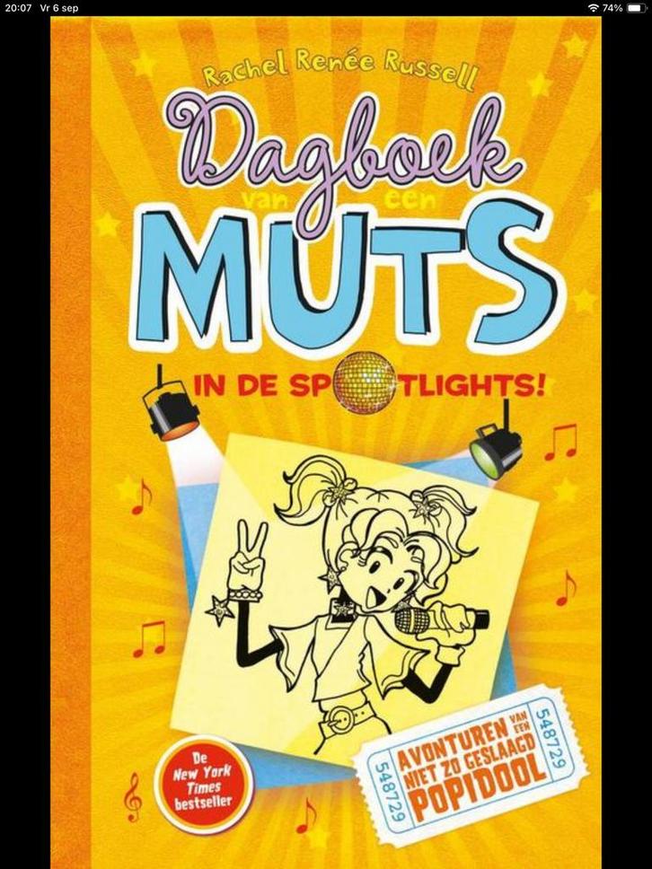 Dagboek van een muts -in de spotlights -Rachel Renee Russell, Boeken, Kinderboeken | Jeugd | 10 tot 12 jaar, Nieuw, Ophalen of Verzenden