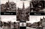 Groeten uit Haarlem - 9 ansichtkaarten jaren 50 60, Verzamelen, Verzenden, 1940 tot 1960, Gelopen, Noord-Holland