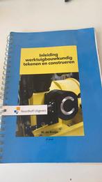 Inleiding werktuigbouwkundig tekenen en construeren, Ophalen, Wiebe de Bruijn, Zo goed als nieuw, Nederlands