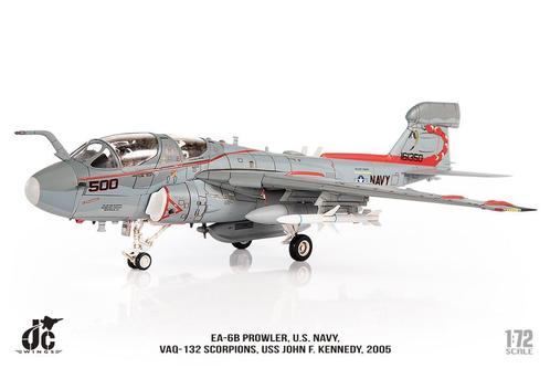 Grumman EA-6B Prowler VAQ-132 Scorpions U.S. Navy JC Wings, Verzamelen, Luchtvaart en Vliegtuigspotten, Nieuw, Schaalmodel, Verzenden