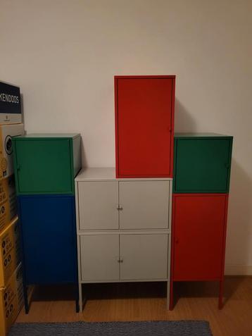 LIXHULT kastjes - 7 stuks - Diverse kleuren beschikbaar voor biedingen
