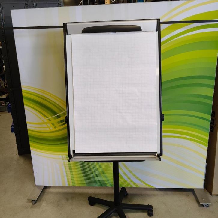 BI-OFFICE Mobiele flipover en magneetbord, Huis en Inrichting, Woonaccessoires | Memoborden, Gebruikt, Magneetbord, Ophalen of Verzenden