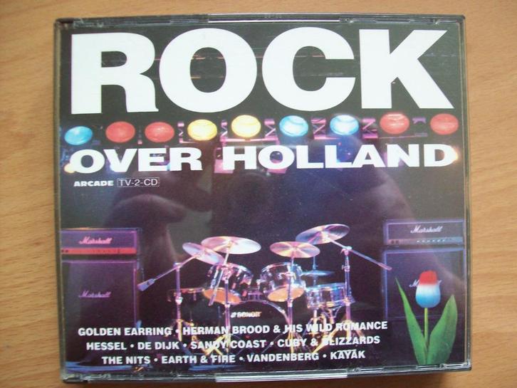 Rock Over Holland (2-CD) Herman Brood, Golden Earring, Cuby, Cd's en Dvd's, Cd's | Verzamelalbums, Zo goed als nieuw, Rock en Metal