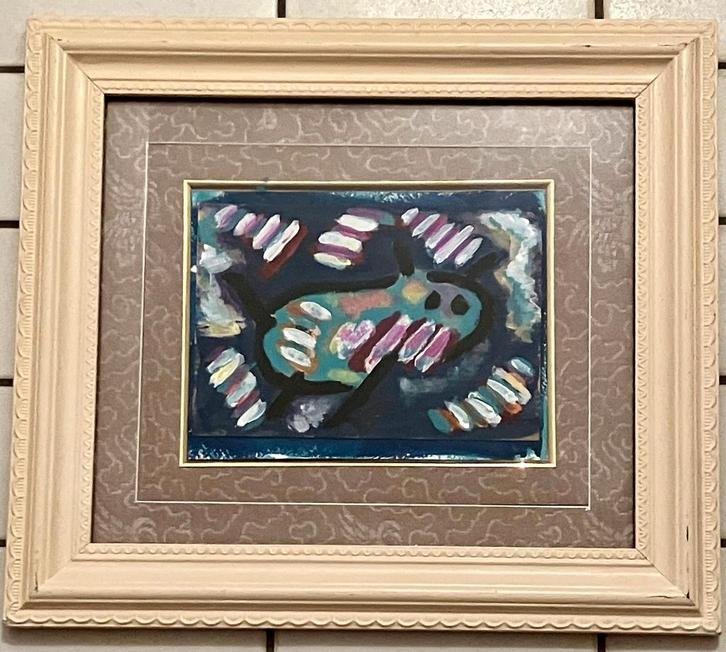 cobra styl, Antiek en Kunst, Kunst | Schilderijen | Modern, Ophalen of Verzenden