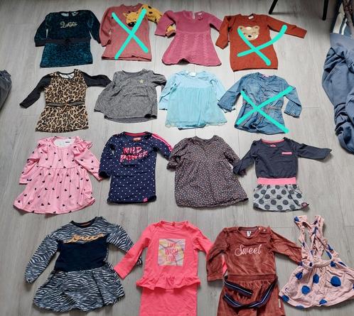 Jurken maat 80 meisje jurk jurkjes lange mouwen herfst jurke, Kinderen en Baby's, Babykleding | Maat 80, Zo goed als nieuw, Meisje