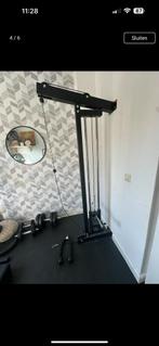 Gorilla Sports Lat pully met wandmontage, Ophalen, Zo goed als nieuw, Rug, Krachtstation