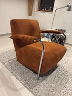 Leolux Scylla, recent opnieuw gestoffeerd rib/roestbruin, Huis en Inrichting, "de Stijl"' kunststroming, 75 tot 100 cm, Ophalen of Verzenden