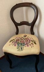 Mooi oud stoeltje met borduurwerk., Antiek en Kunst, Ophalen