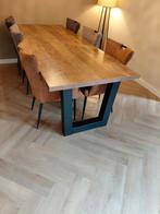 Mooie grote eettafel.  Met Melamine blad. 250 x 100, Huis en Inrichting, Tafels | Eettafels, Ophalen, 200 cm of meer, 50 tot 100 cm