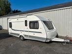 Caravan Beyerland Quartz 470TF, Caravans en Kamperen, Caravans, Kachel, Frans bed, Treinzit, Particulier