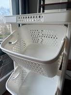 Wasmand toren, Ophalen of Verzenden, Zo goed als nieuw, Wit