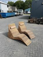 2x Rotan lounge chair Karlskrona Ikea, Ophalen, Gebruikt, Rotan