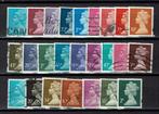 postzegels UK 25 verschillende machin, Postzegels en Munten, Ophalen of Verzenden, Gestempeld