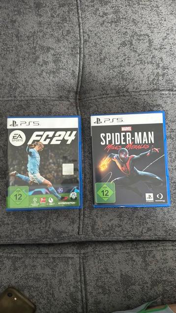 Spider Man en FC24 beschikbaar voor biedingen
