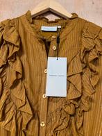 Fabienne Chapot Fia Cato lange jurk mustard yellow - Maat 36, Geel, Ophalen of Verzenden, Zo goed als nieuw, Fabienne Chapot